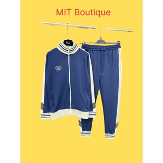  Bộ thể thao nam Bộ quần áo nỉ nam chất liệu Umi hàn Cao cấp cổ trụ form thể thao năng động 