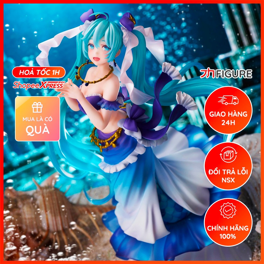 Mô Hình Hatsune Miku, Vocaloid, Mermaid ver. - Artist MasterPiece AMP+ (Taito) Figure Chính Hãng Nhật Bản