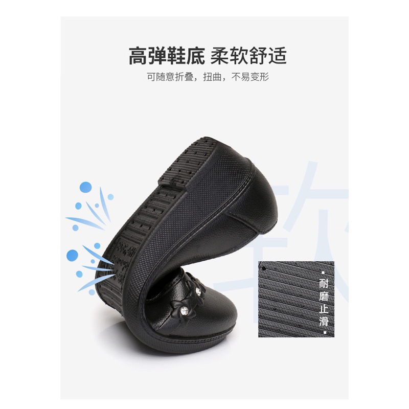 Giày nữ bản đúc cao cấp hoạ tiết 3 hoa nhí kiểu dáng thời trang cam kết giống hình