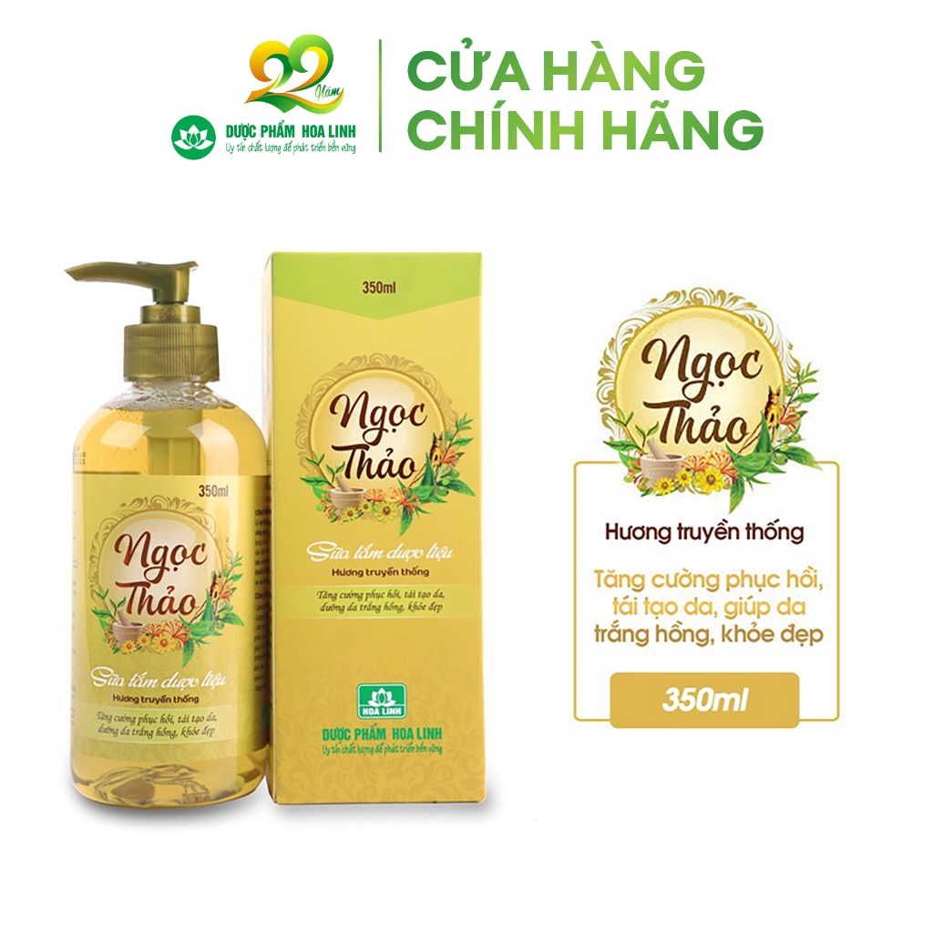 Sữa Tắm Dược Liệu Ngọc Thảo Hương Truyền Thống 350ml