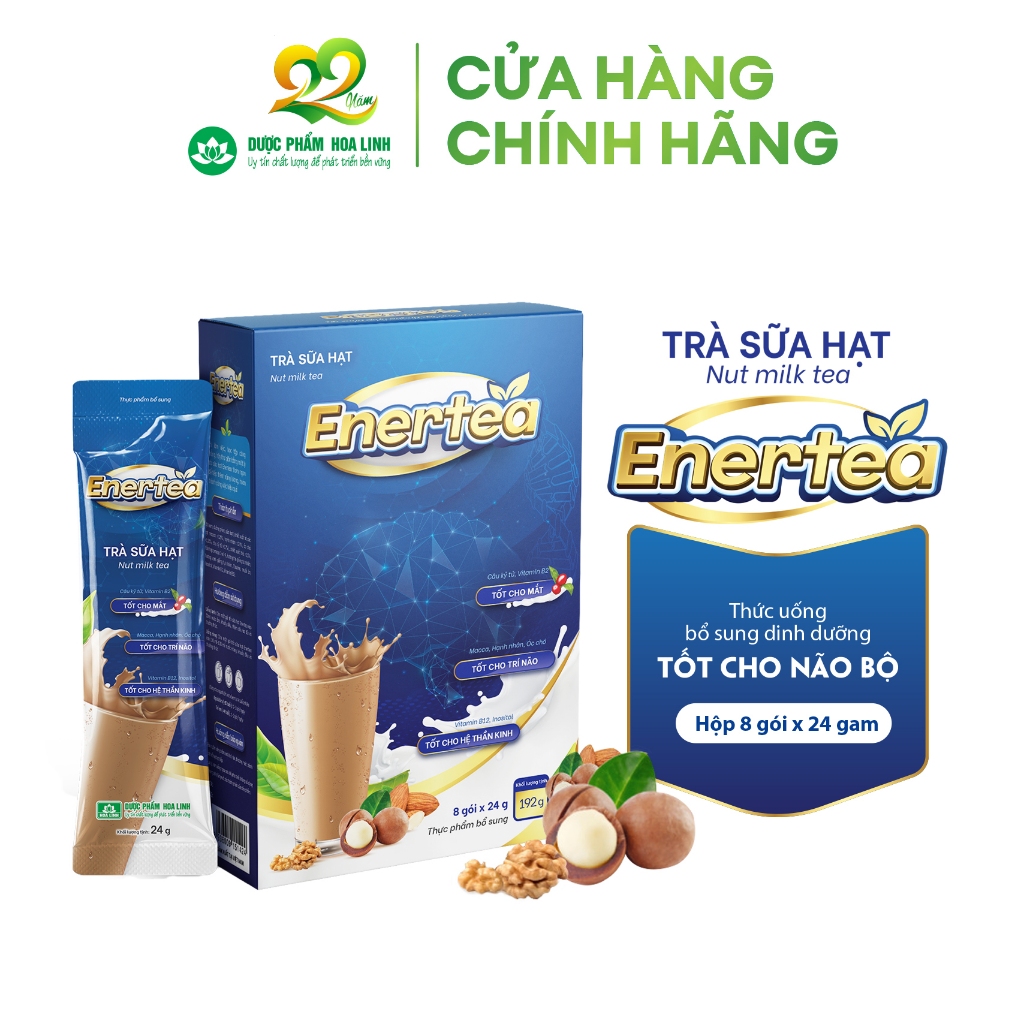 Trà sữa hạt Enertea hộp 08 gói / 24g/ gói