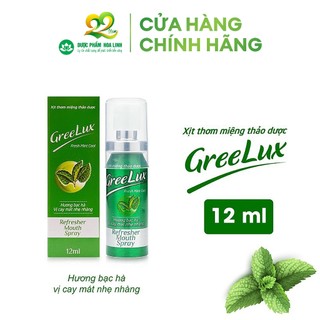 Xịt Thơm Miệng Greelux Fresh Mint Cool (vị cay mát nhẹ nhàng)