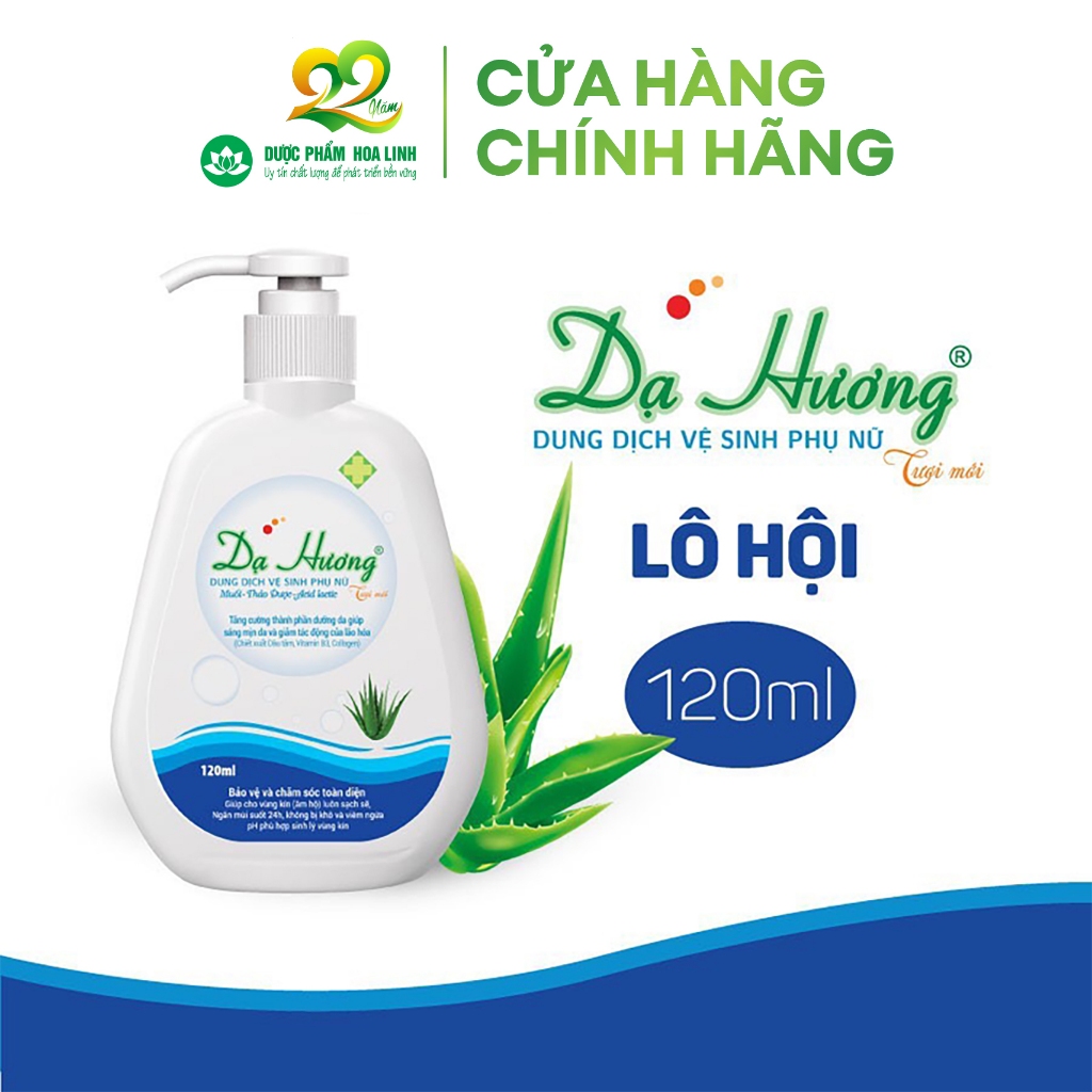 Dung dịch vệ sinh phụ nữ Dạ Hương 120ml