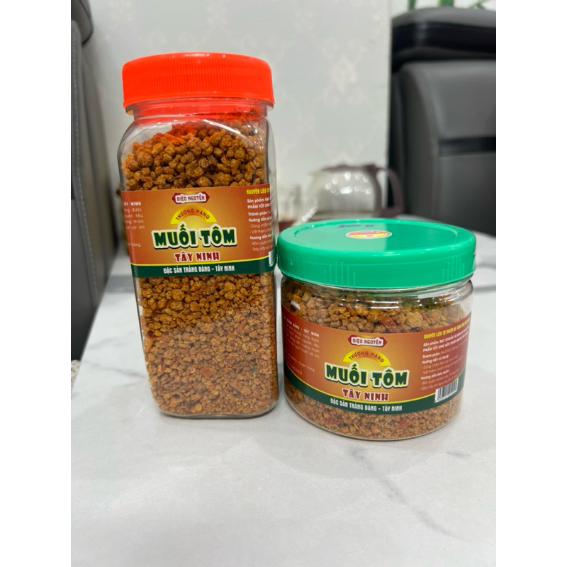 MUỐI TÔM - MUỐI TÔM SẤY LOẠI CAY KHÔNG MẶN - HŨ 450g