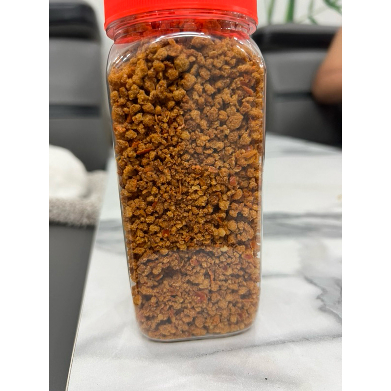 MUỐI TÔM - MUỐI TÔM SẤY LOẠI CAY KHÔNG MẶN - HŨ 450g