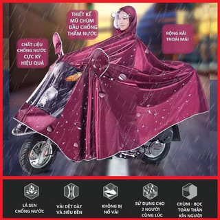 Áo mưa tai thỏ phản quang loại 1 đầu có kính - size to rộng