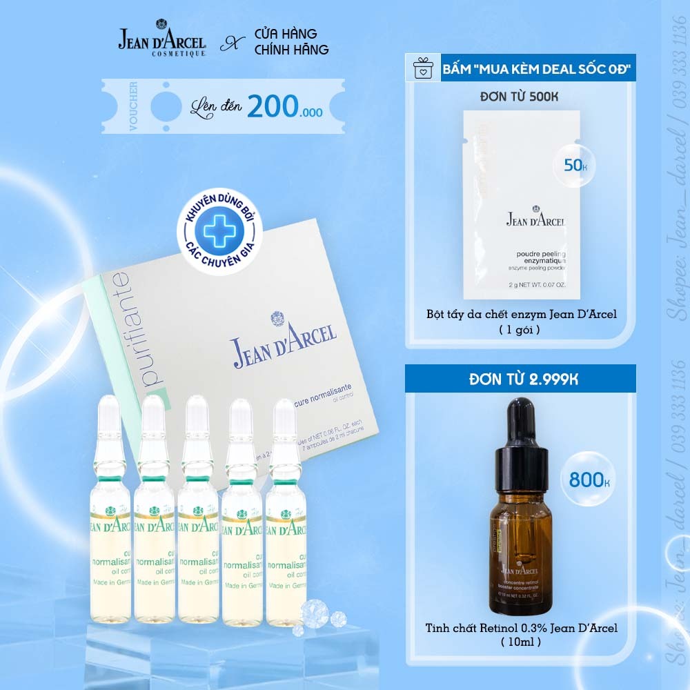 Huyết thanh mụn Jean D'arcel
