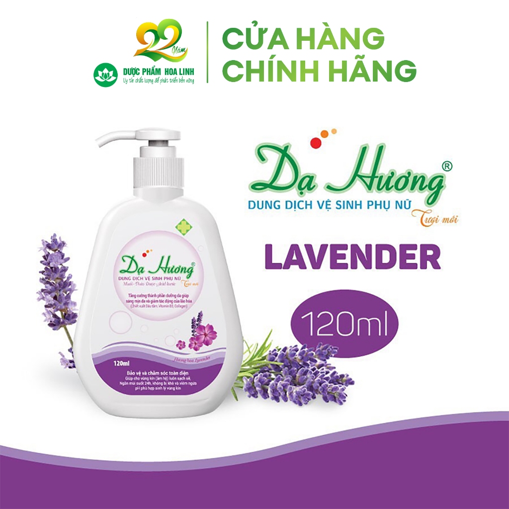 Dung dịch vệ sinh phụ nữ Dạ Hương Lavender 120ml