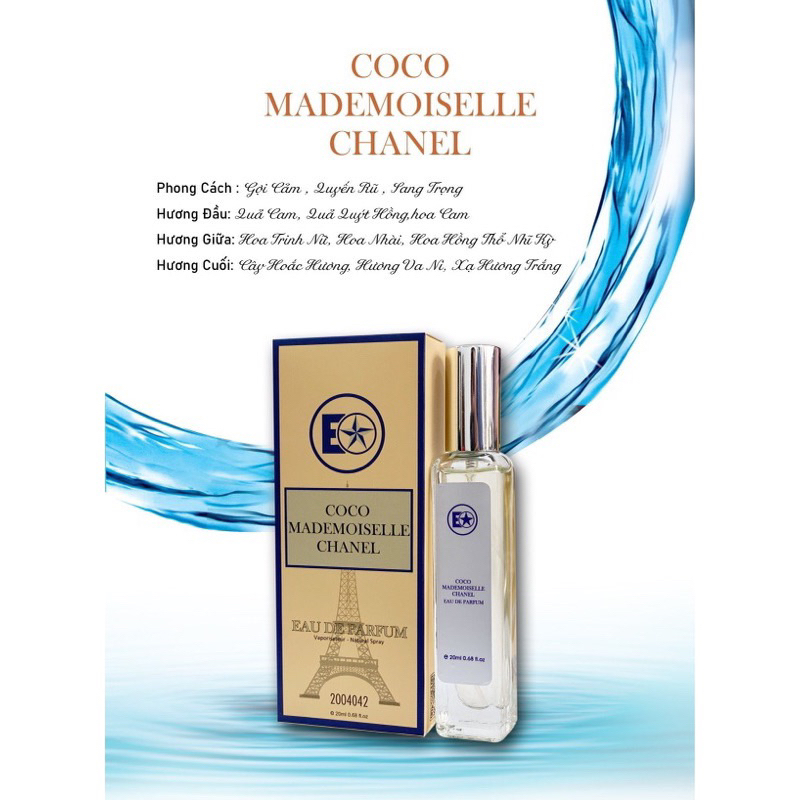 Nước Hoa Nữ EO COCO CHANEL 20ml CHÍNH HÃNG