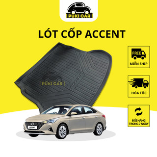 LÓT CỐP HYUNDAI ACCENT ĐỜI 2018 ĐẾN 2023, chính hãng chất liệu nhựa dẻo cao cấp không mùi dễ vệ sinh LCN-HY001