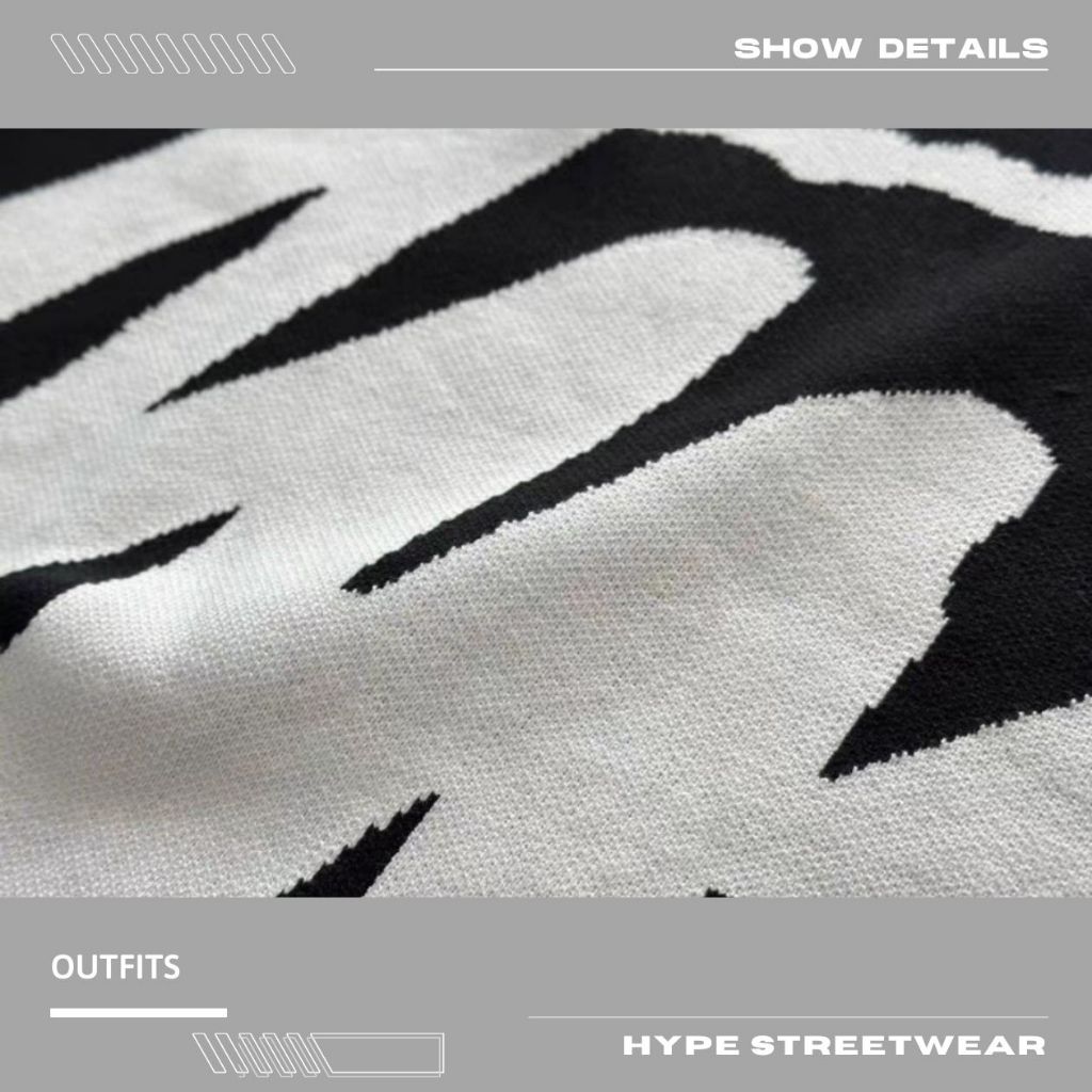 Áo Sweater Stussy Stock Logo Đen/Hồng vải len bản cao cấp | HYPE STREETWEAR .