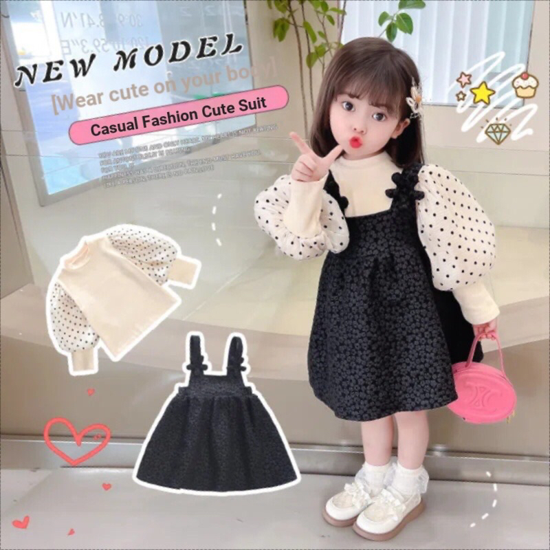 Đầm váy giả yếm gấm hàng QCCC cho bé