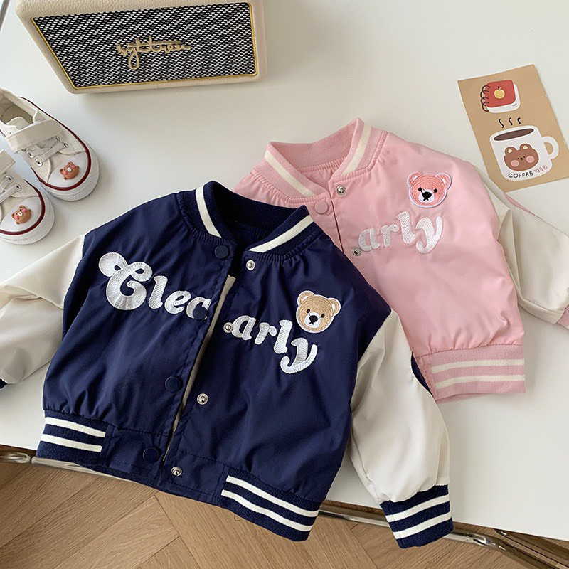 Áo khoác Bomber Gấu 2 lớp