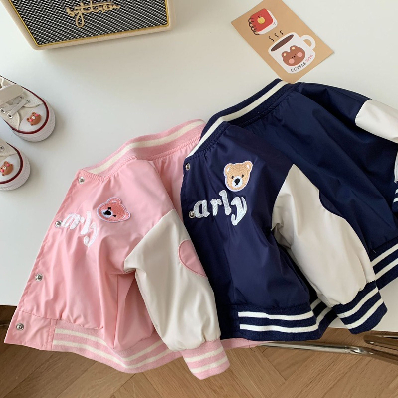 Áo khoác Bomber Gấu 2 lớp