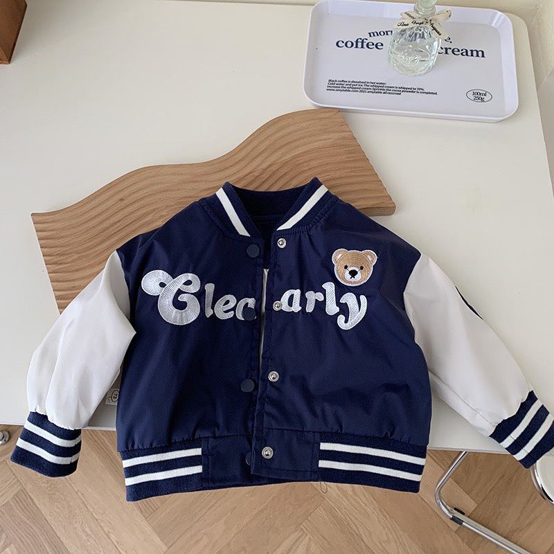 Áo khoác Bomber Gấu 2 lớp