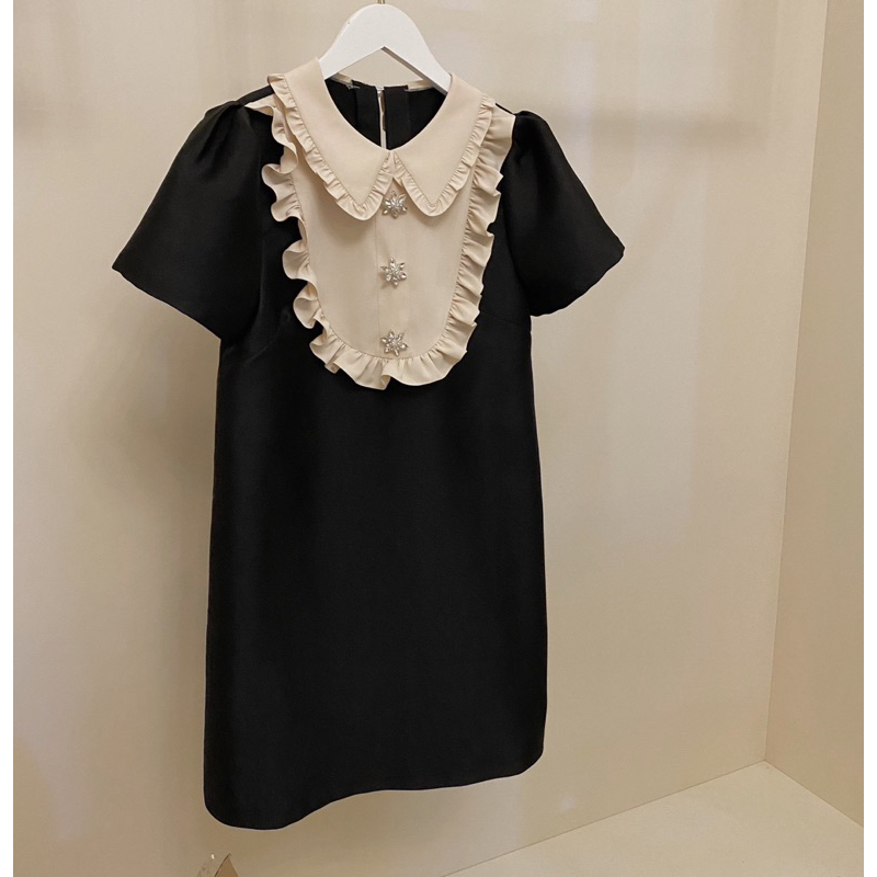 Empe Studio by Libre - Lily Dress - Váy đầm dáng suông phối khuy đá tiểu thư