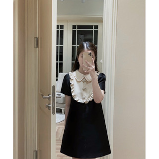 Swan House by Libré - Lily Dress - Váy đầm dáng suông phối khuy đá tiểu thư