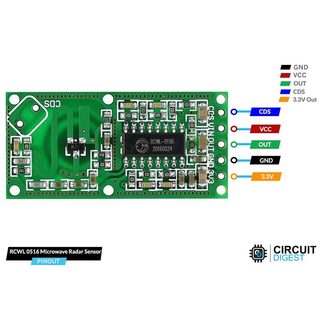 Module cảm biến vật cản Radar RCWL-0516