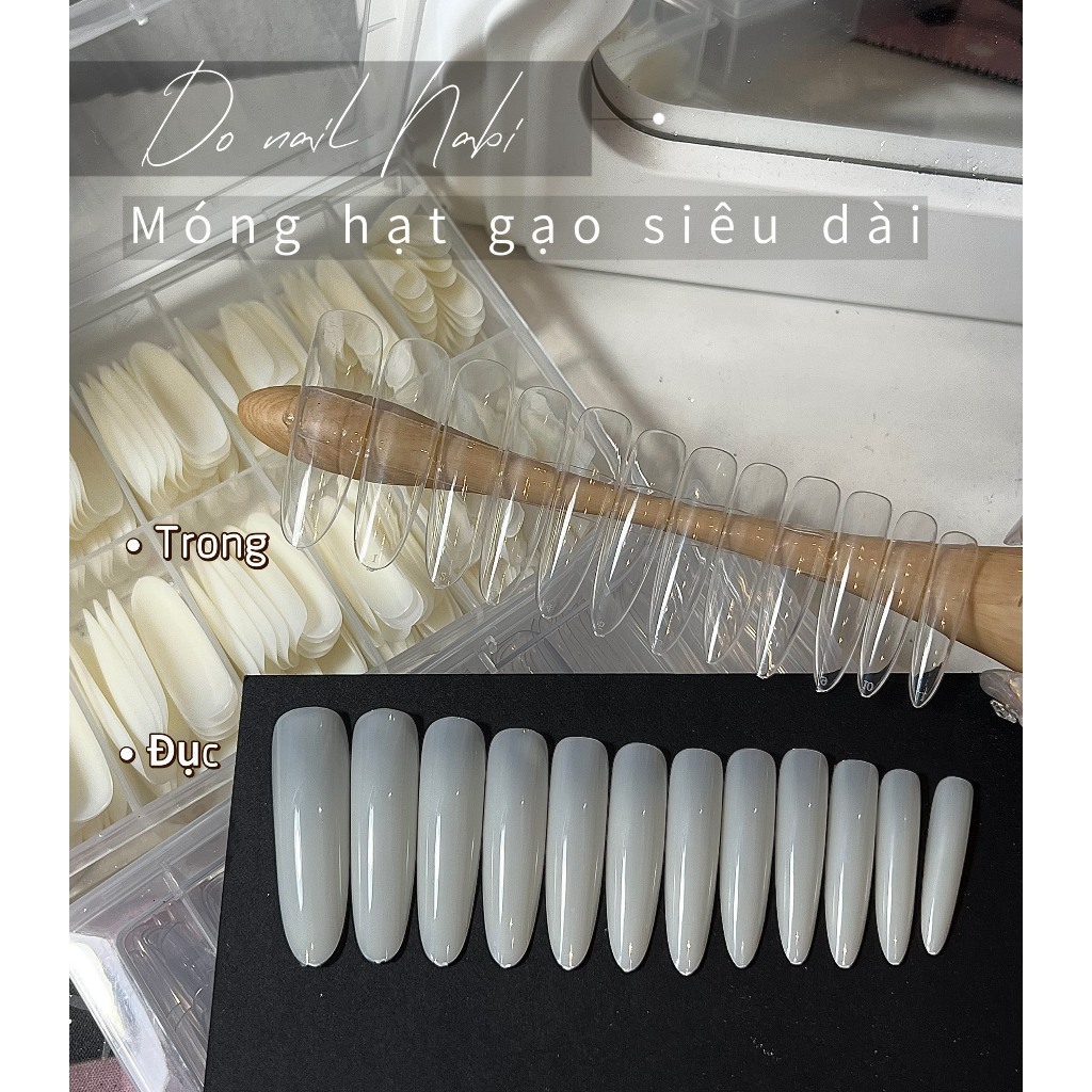 Móng hạt gạo, fom thang siêu dài