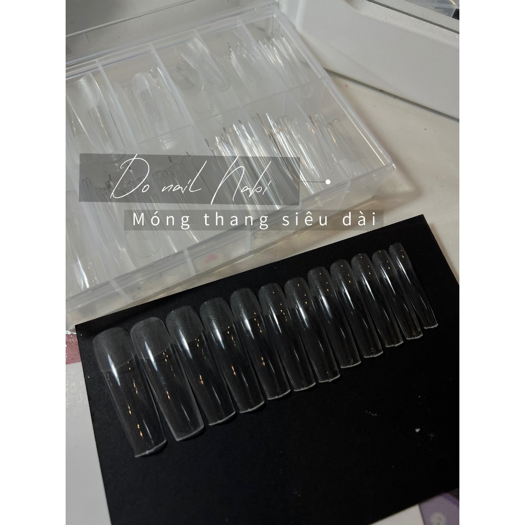 Móng hạt gạo, fom thang siêu dài