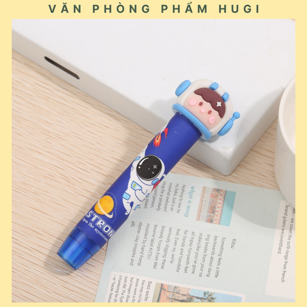 Gôm Bấm Tẩy Bút Chì Đầu Thú Hoạt Hình Dễ Thương