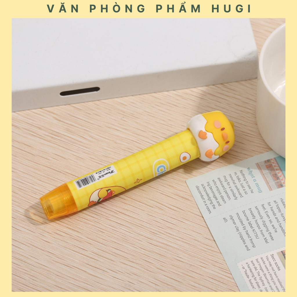 Gôm Bấm Tẩy Bút Chì Đầu Thú Hoạt Hình Dễ Thương