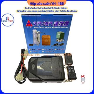 Hộp nhận cửa cuốn YH-1BB mã nhảy nhập Đài Loan, Bộ điều khiển cửa cuốn mã gạt nhận khiển xa trên 80m hàng Hồng Kông.
