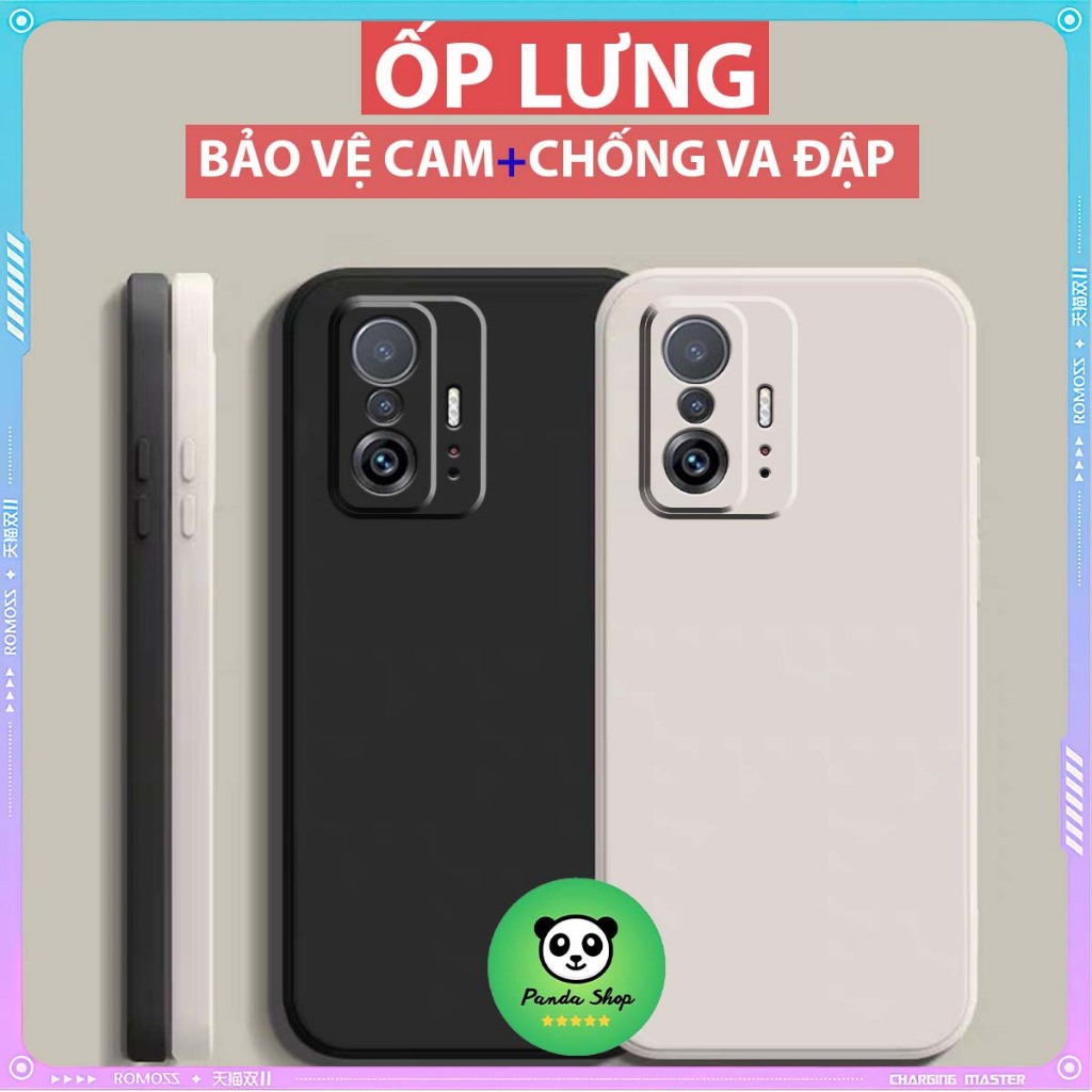 Ốp Lưng Xiaomi MI 11T cạnh vuông / Vỏ điện thoại bảo vệ camera toàn diện