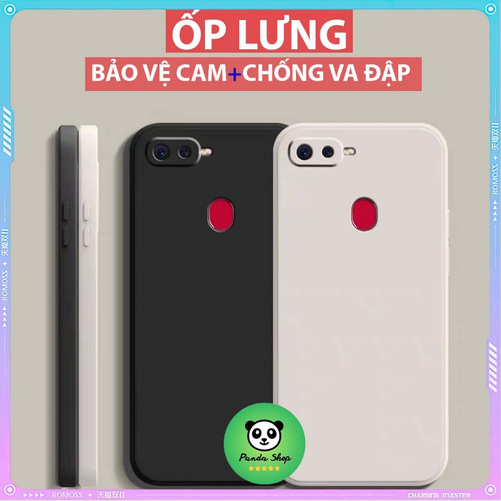 Ốp Lưng Oppo A5s / A7 / F9 / A12 / A7 cạnh vuông / Vỏ điện thoại bảo vệ camera toàn diện