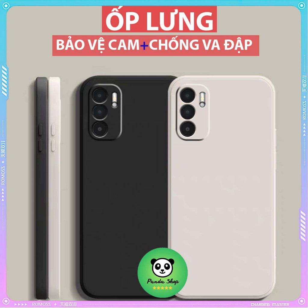 Ốp Lưng Oppo A16 cạnh vuông / Vỏ điện thoại bảo vệ camera toàn diện