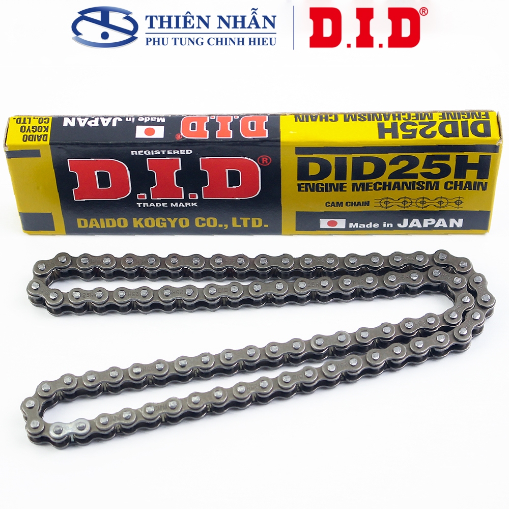 Sên cam đơn DID 25H x 90LE xe Wave 110/S/RS/RSX, Future 110 - Made in Japan