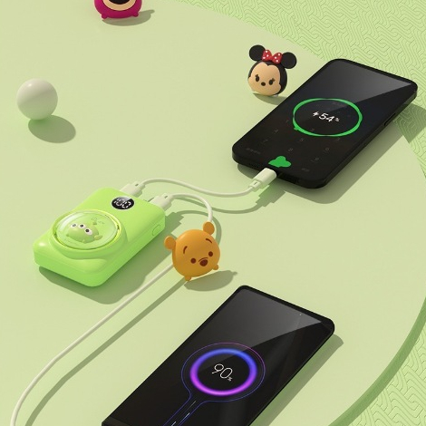 Sạc dự phòng Shikumi nhân vật hoạt hình Disney 10000mAh-37WH POWERBANK Gấu dâu Lotso
