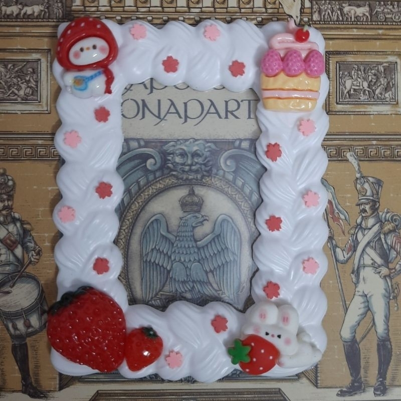 Toploader decor kem keo màu hồng