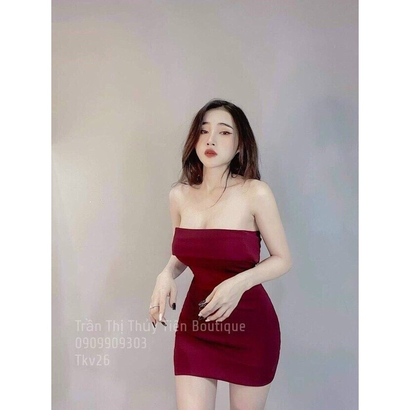 Đầm cụp ngực sexy ( có mút ngực ) - 70339