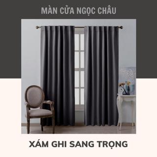  Rèm cửa sổ phòng ngủ Loại 1 chống nắng cao cấp màn vải treo tường trang trí decor cửa chính Mancuangocchau 