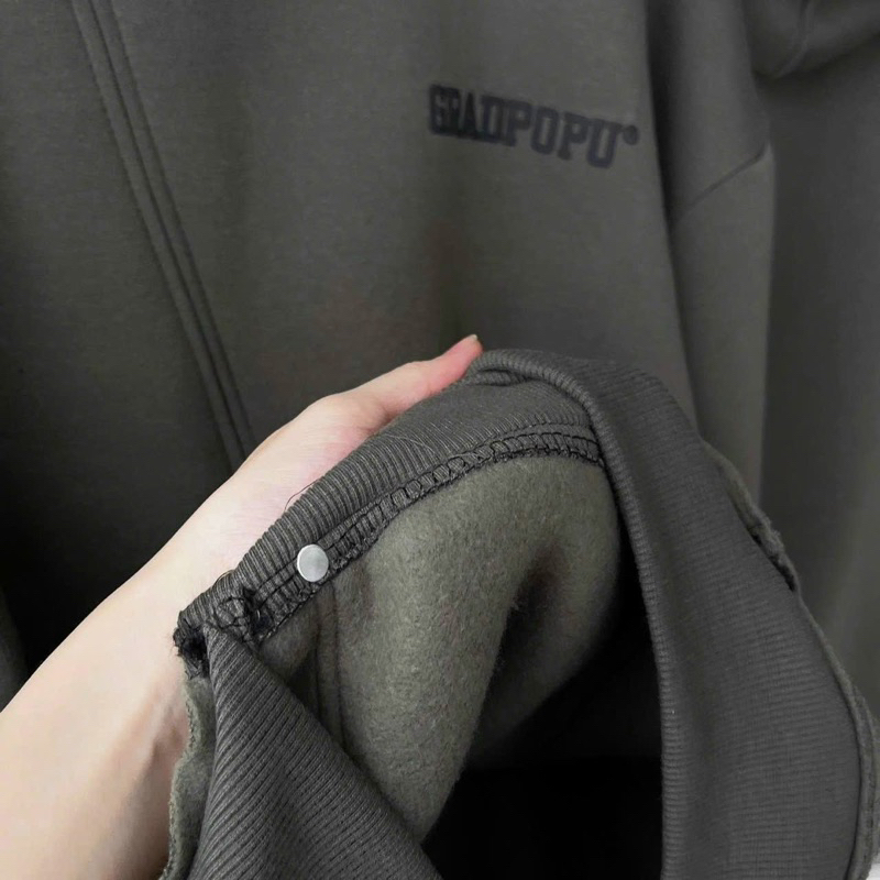 Áo Hoodie PREMIUM màu rêu