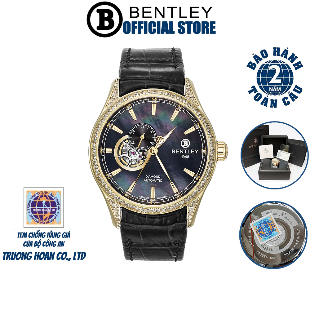 Đồng hồ nam dây da Bentley BL1784-252 BL1784-252KBB-S2-M