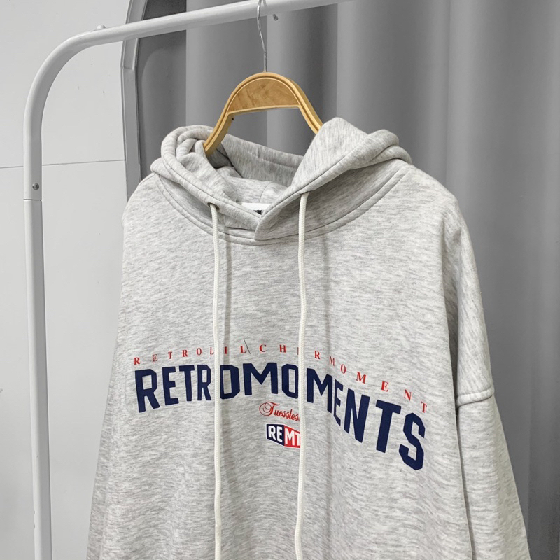 Áo Hoodie REMT xám
