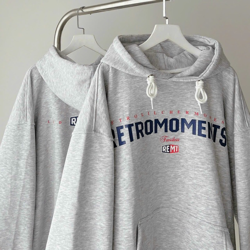 Áo Hoodie REMT xám