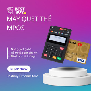 Máy Quẹt Thẻ Mpos ATM - Visa - Mastercard Tích Hợp Chức Năng Trả Góp Kết Nối bluetooth Với Điện Thoại