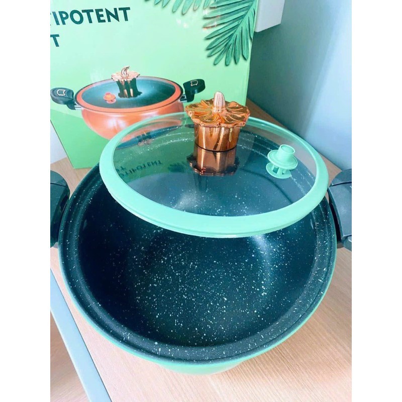 Nồi Áp Suất Bí Ngô 5L, Nồi Hầm Bí Ngô,Nồi Hầm Thông Minh Bí Ngô,Nồi Hầm Bí Ngô Chống Dính