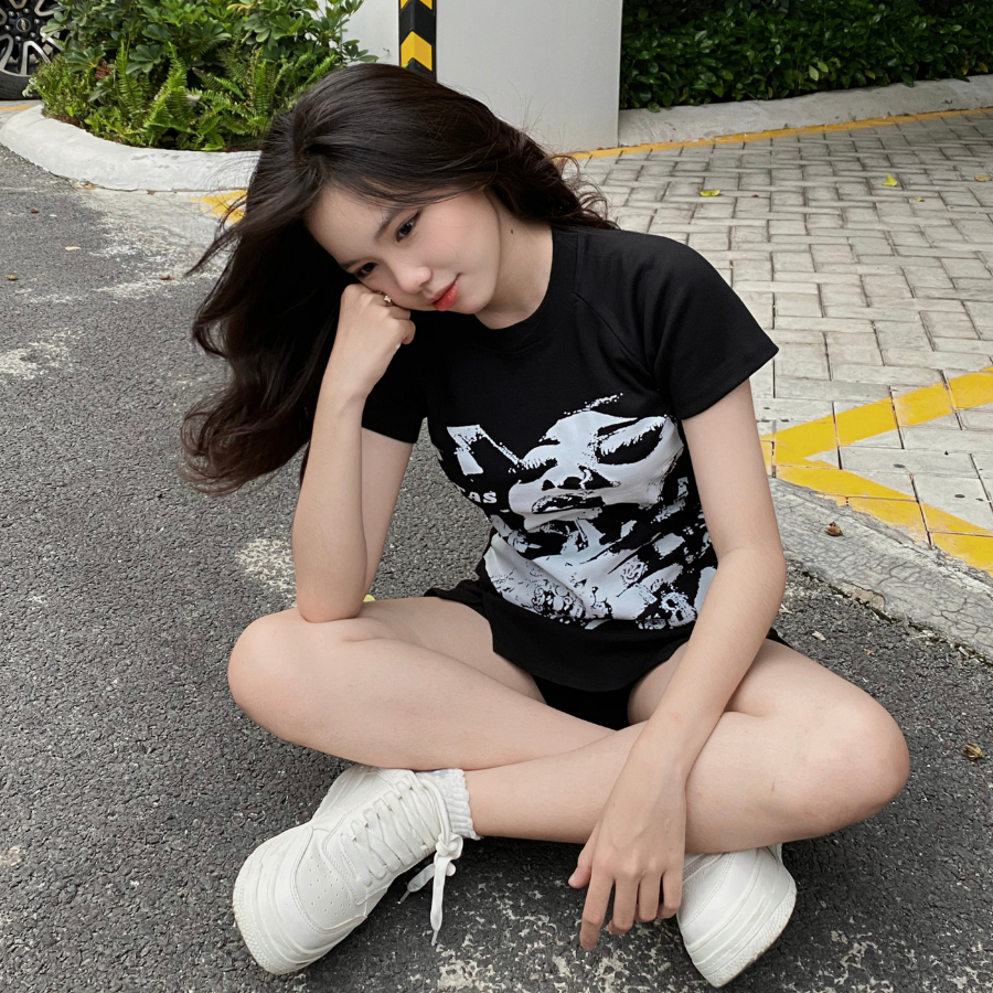 Áo thun form ÔM babytee SEXY GIRL, SEXY GIRL BABY TEE