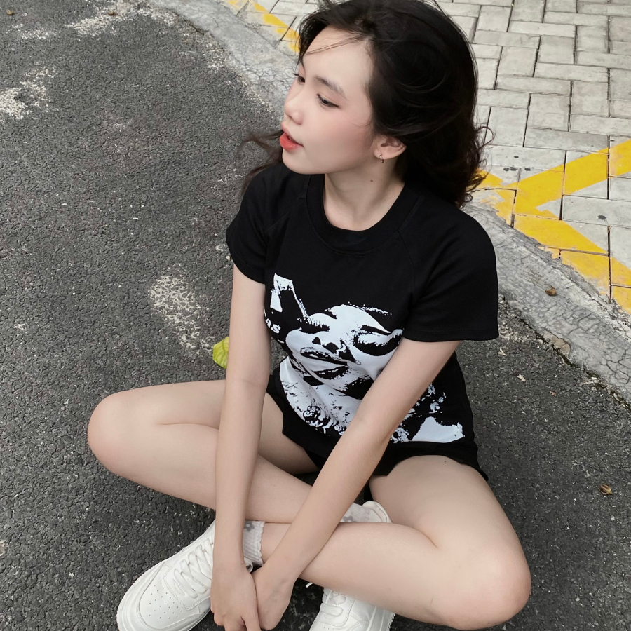 Áo thun form ÔM babytee SEXY GIRL, SEXY GIRL BABY TEE