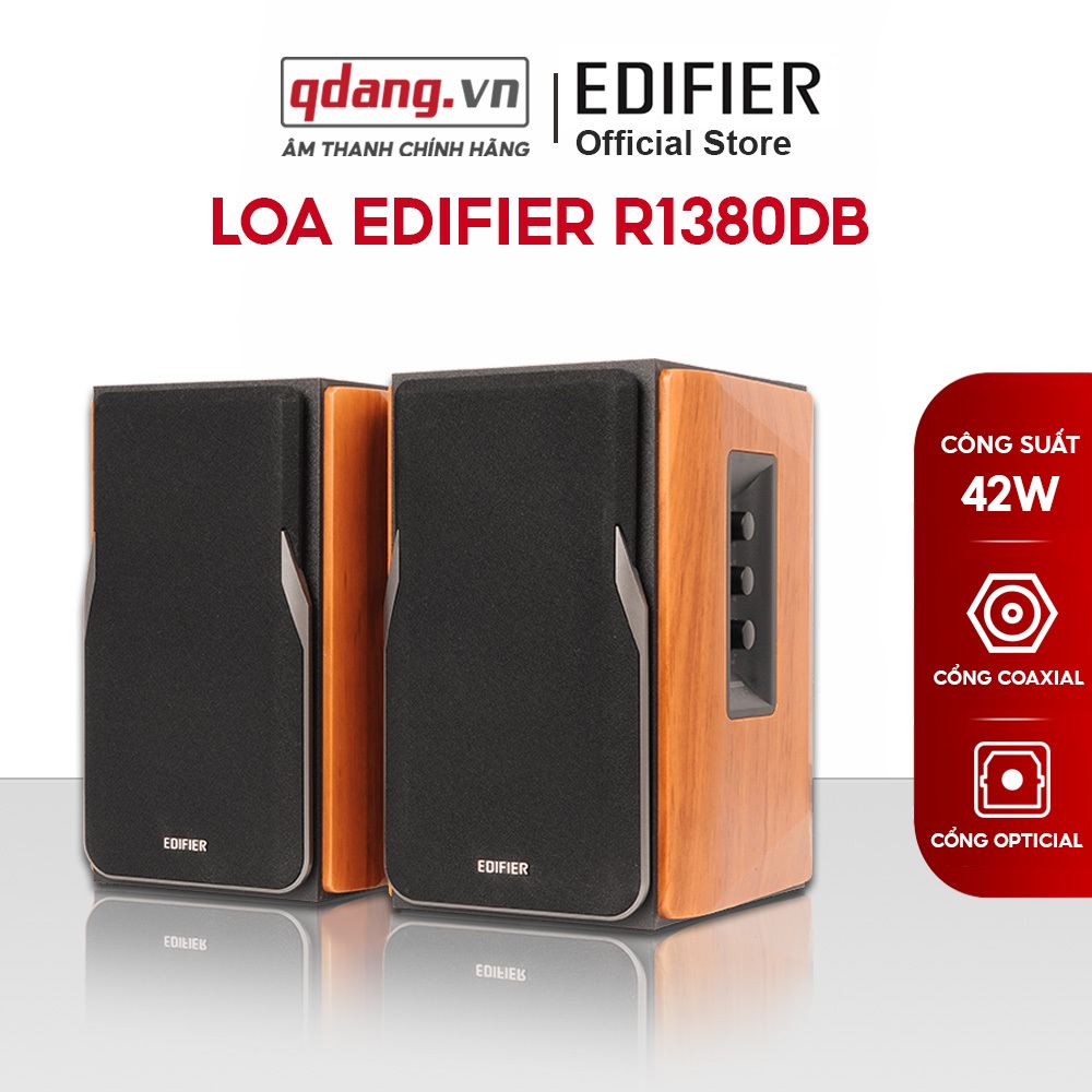 Loa Edifier R1380DB - Thiết kế tinh tế Công suất 42W Cổng sub out Điều khiển từ xa - Bluetooth 5.0
