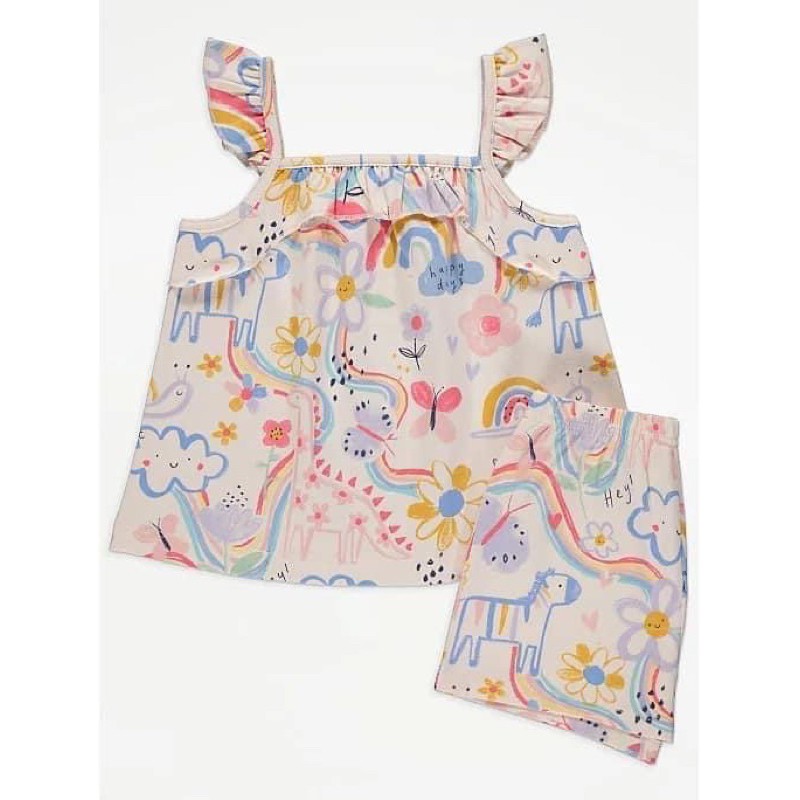 Set bé gái hoạ tiết siêu xinh của nhà George