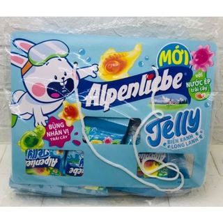 Kẹo dẻo Alpenliebe Biển Xanh Long Lanh bịch 24 gói nhỏ (có dây treo)