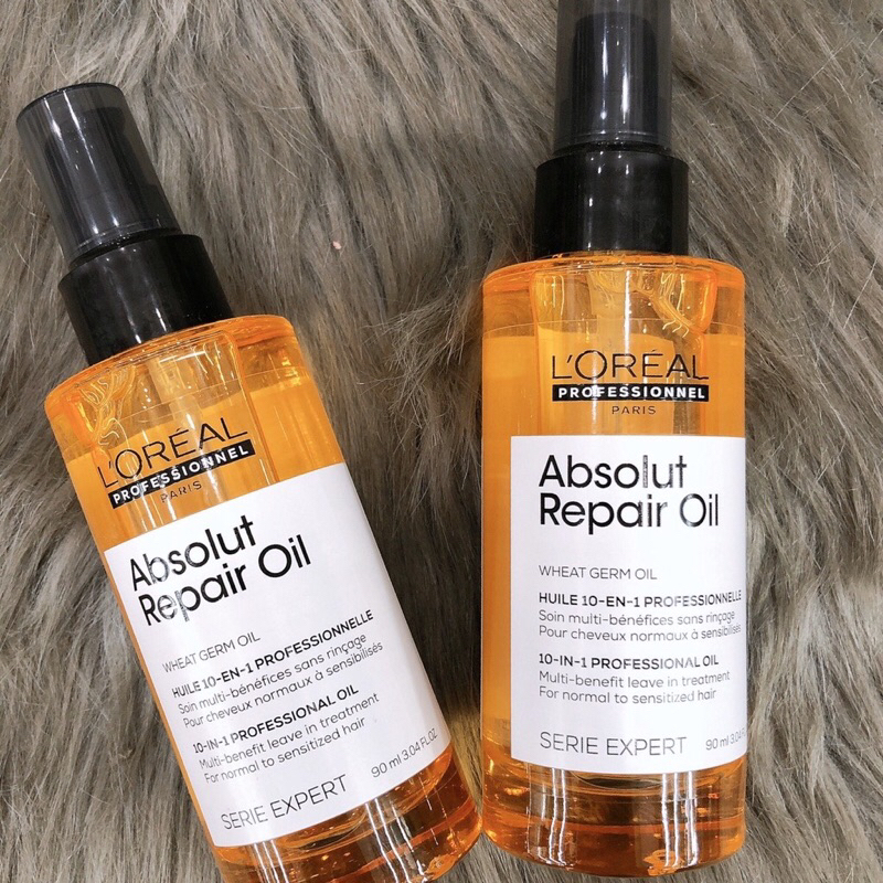 Tinh dầu dưỡng tóc siêu mềm mượt L'oreal Absolut Repair OIL cao cấp NEW 90ml