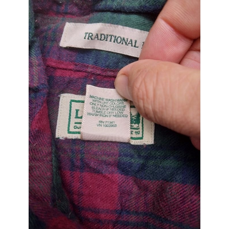 Flannel L.L.BEAN 2hand made in SALVADOR