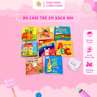 Sách Vải My Very First Book - Sách Vải Cho Bé BẮP TOY STORE Cực Kỳ Bền Để Bé Thoải Mái Quăng Quật, Xé Gặm