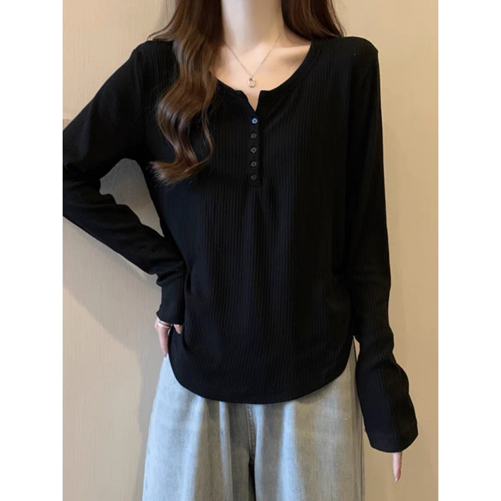 Áo BIGSIZE thun gân dài tay M8980 55-95KG